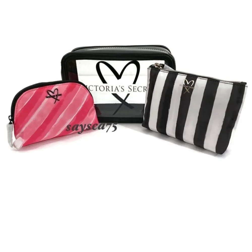 Victoria’s Secret trio makeup cosmetics bags set